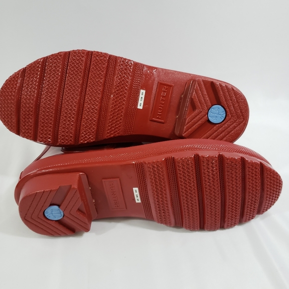 NWT CHELSEA GLOSS BOOTS RED BACK TAB - Picture 5 of 11